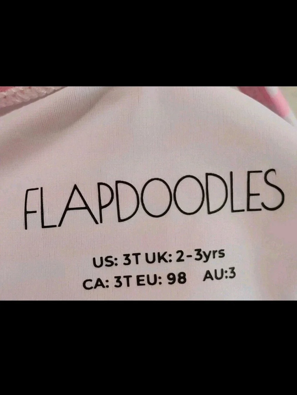 Flapdoodles Girls 2Pc Swim Set Tankini Embellished Fish Hearts & Tutu 3T UPF 50+